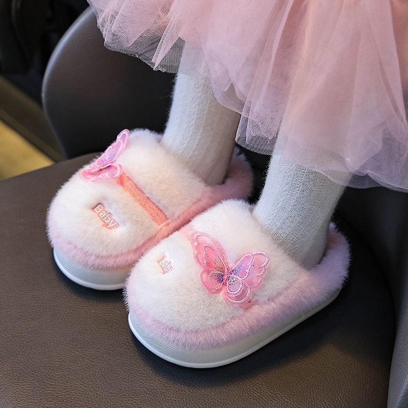 Kids Indoor Outdoor Slippers - 2025 New Baby Thermal Cotton Slippers