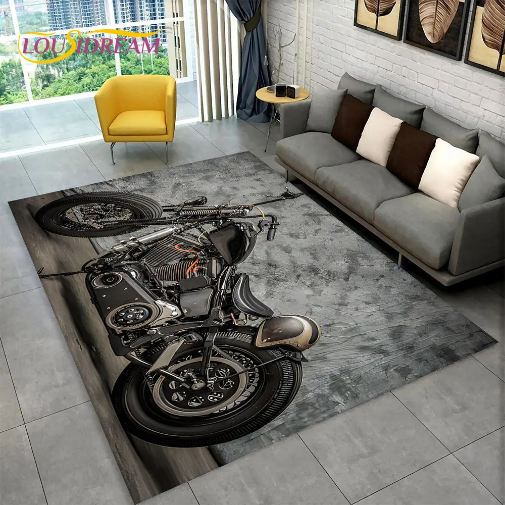 3D Retro Vintage Motorcycle Ar - Kids Outdoor Lounge ulasan dan harga