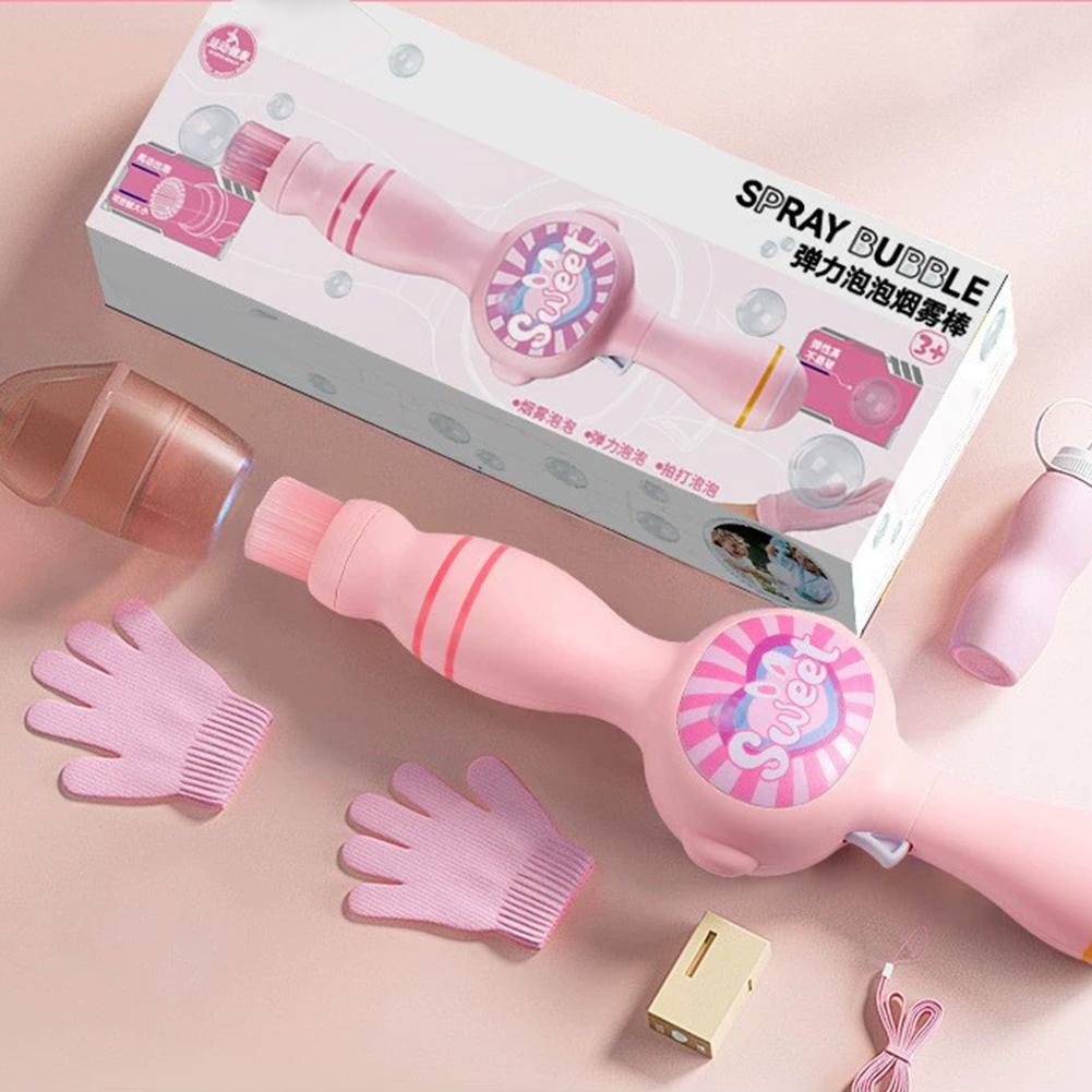 Smoke Bubble Machine Elastic B - Bubble Sword Wand ulasan dan harga