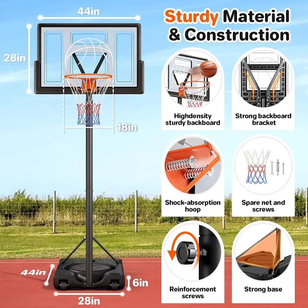 Adjustable Portable Outdoor Ba - Kids Outdoor Basketball ulasan dan harga