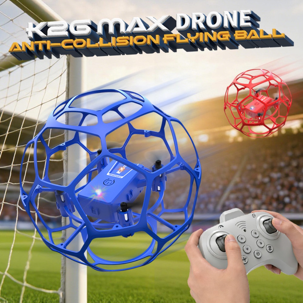 Football Shape RC Drone Quadco - Kids Outdoor Lights ulasan dan harga