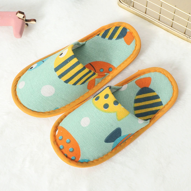 1Pair Disposable Cartoon Child - Kids Indoor Outdoor Slippers ulasan dan harga