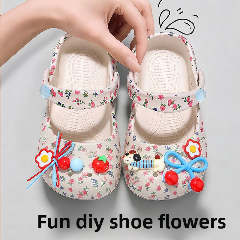 2026 Fashion Thick Sole Slippe - Kids Indoor Outdoor Slippers ulasan dan harga