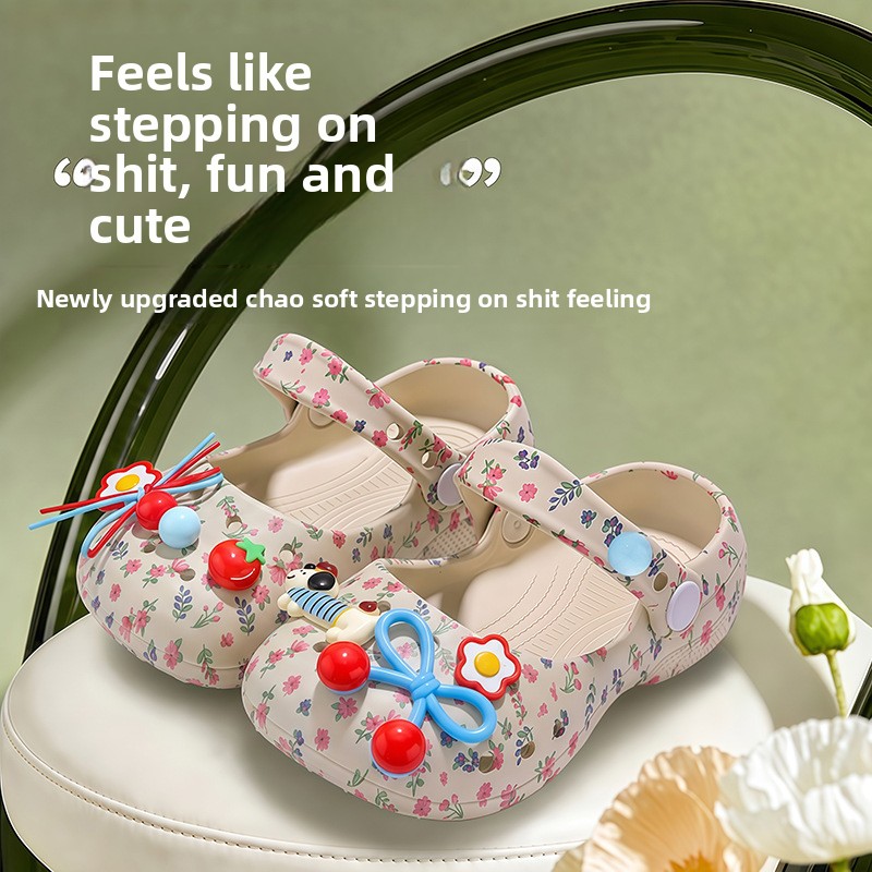 2026 Fashion Thick Sole Slippe - Kids Indoor Outdoor Slippers ulasan dan harga