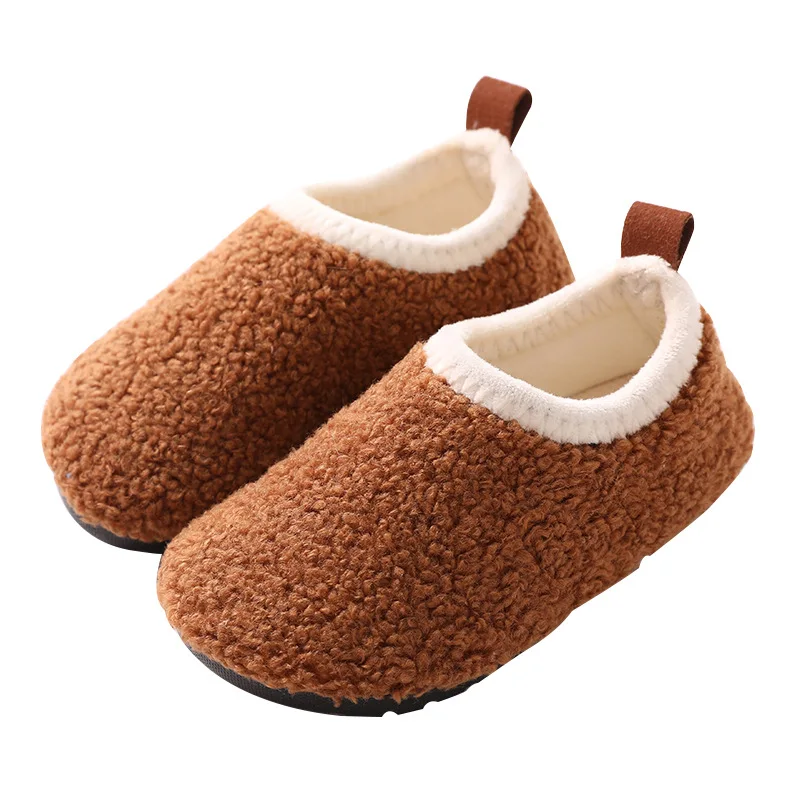 Children Cotton Slippers Solid - Kids Indoor Outdoor Slippers ulasan dan harga