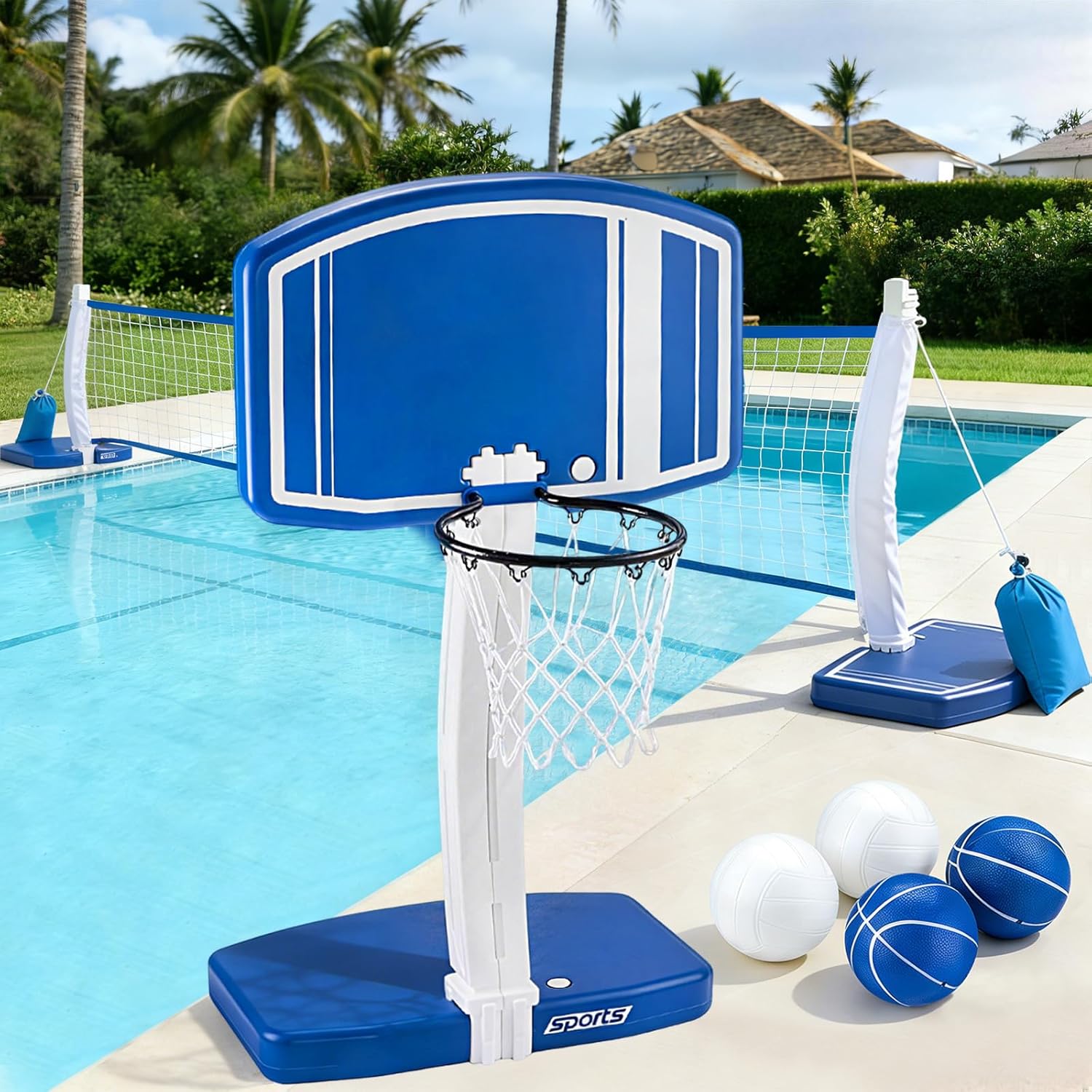 Above Ground Pool Basketball H - Kids Outdoor Basketball ulasan dan harga