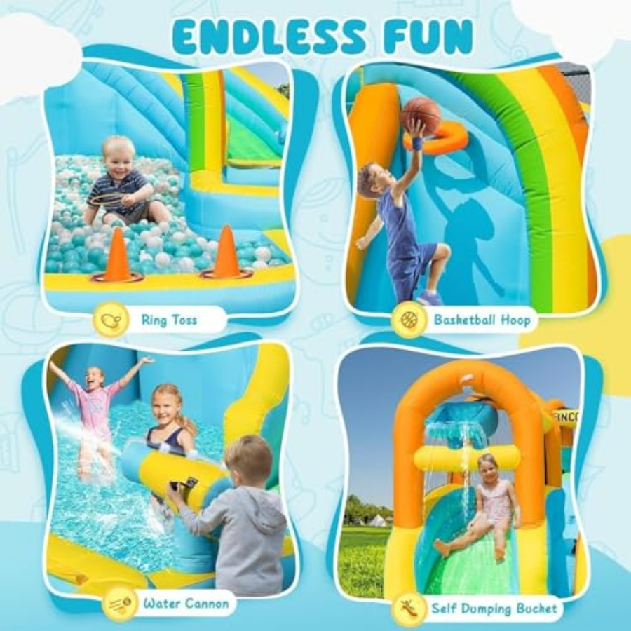 Backyard outdoor inflatable wa - Kids Outdoor Basketball ulasan dan harga