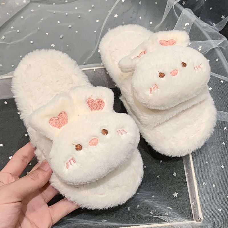 Comfortable Cute Fluffy Cartoo - Kids Indoor Outdoor Slippers ulasan dan harga
