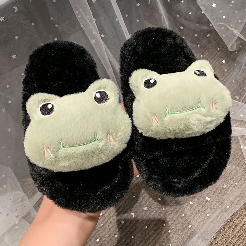 Comfortable Cute Fluffy Cartoo - Kids Indoor Outdoor Slippers ulasan dan harga