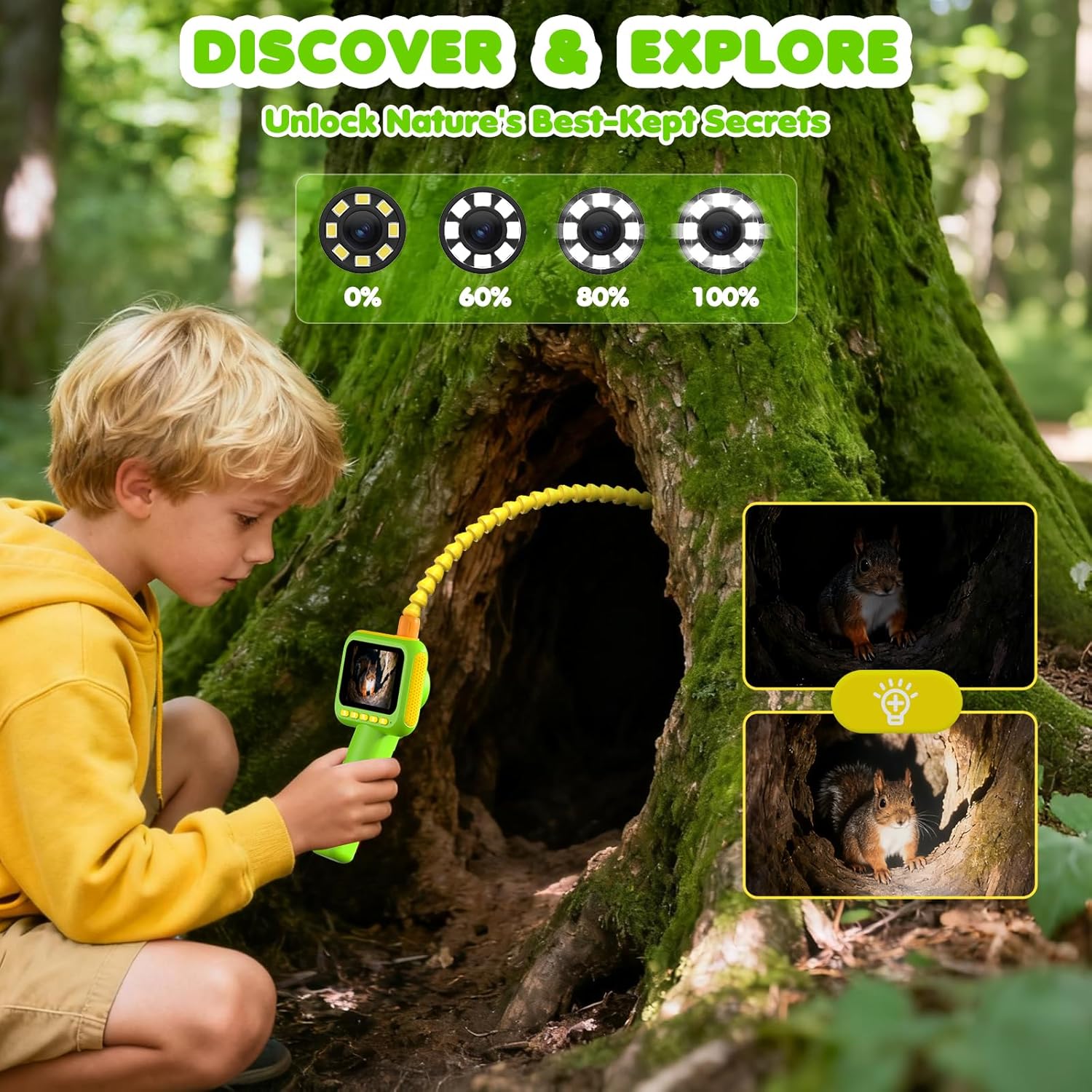 Endoscope for Kids, Borescope  - Kids Outdoor Lights ulasan dan harga