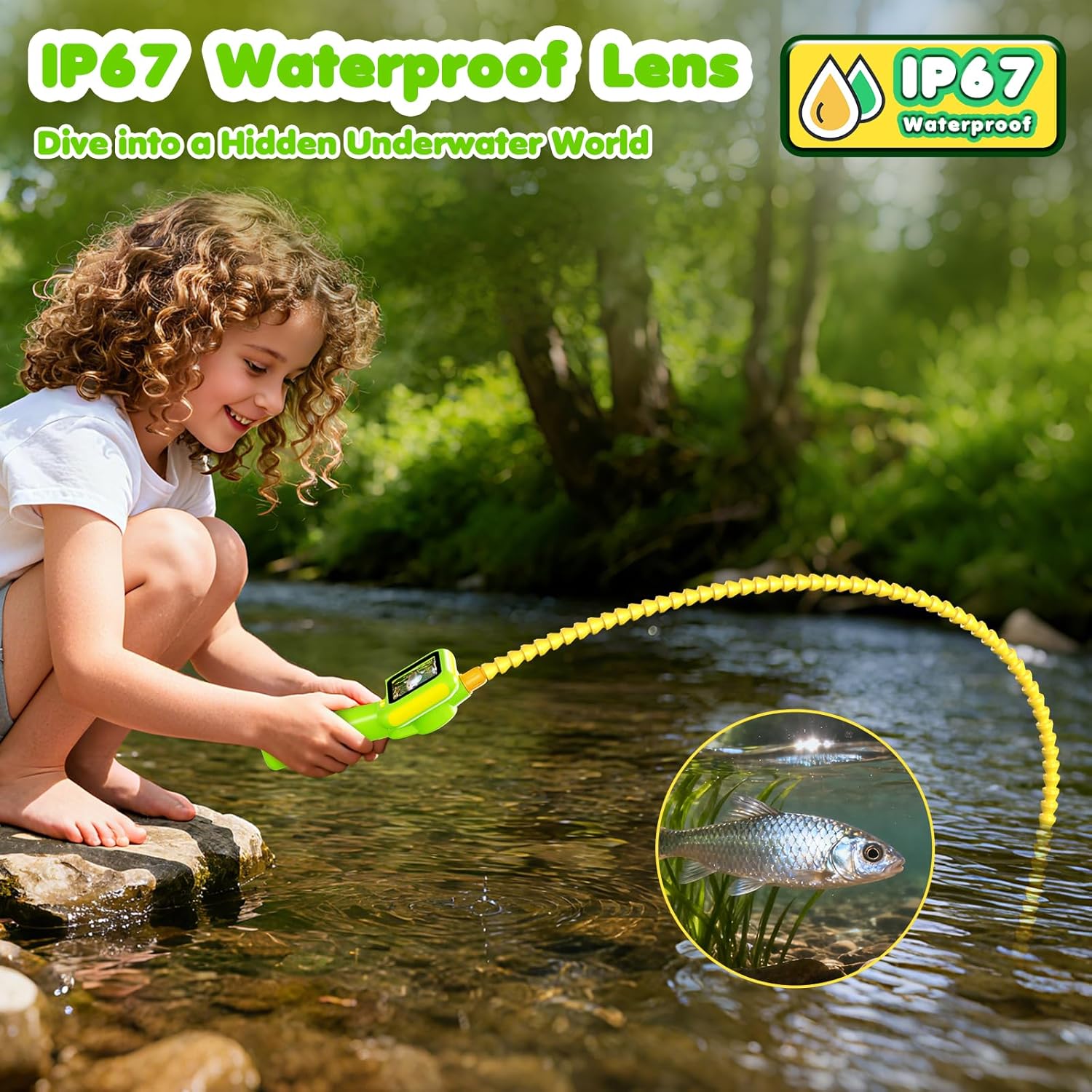 Endoscope for Kids, Borescope  - Kids Outdoor Lights ulasan dan harga