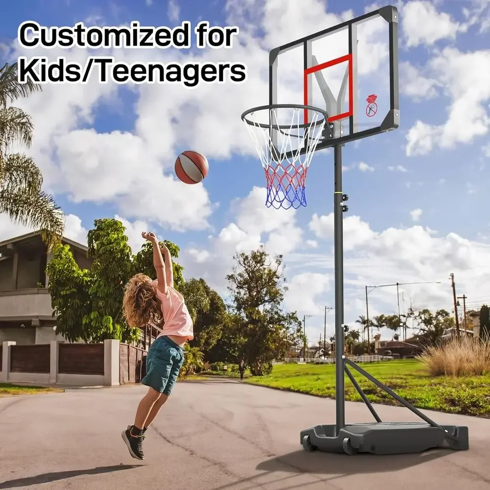 Adjustable Height Portable Bas - Kids Outdoor Basketball ulasan dan harga