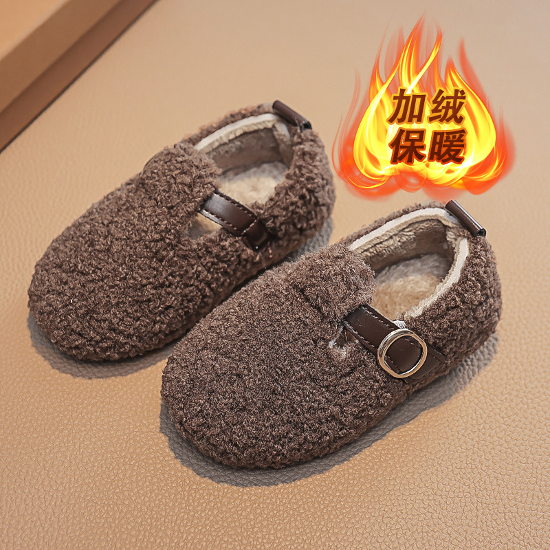 Leisure Kids Loafers Warm Hook - Kids Indoor Outdoor Slippers ulasan dan harga